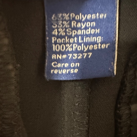 Apt. 9 Sleek Black Dress Pants - Picture 3 of 5